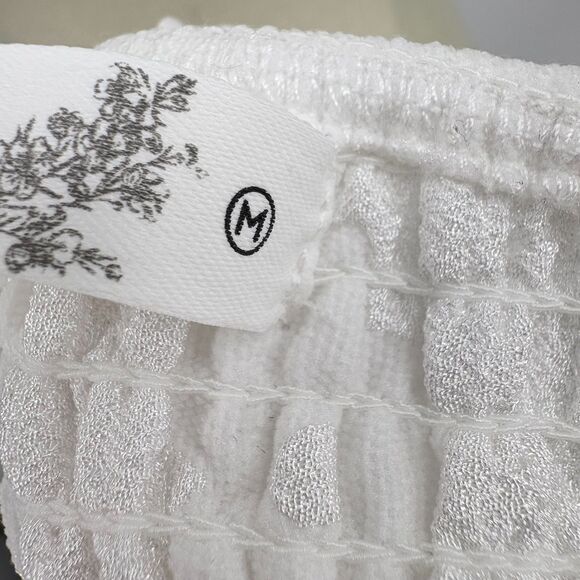 Altar'd State Emberly Strapless Mini Dress in White, Sz Med, Wedding Bride Beach - Picture 11 of 12